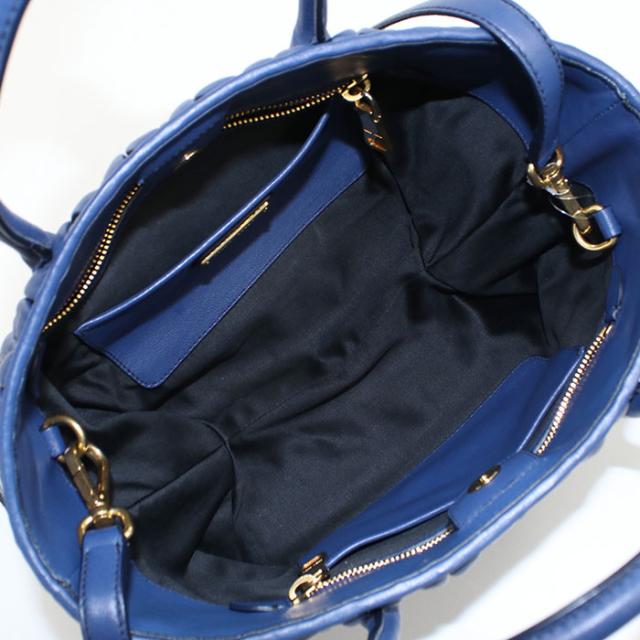 中古良品MIUMIU(OUTLET) ミュウミュウ アウトレット トートバッグ 2WAY マテラッセ レディース ブルー_2