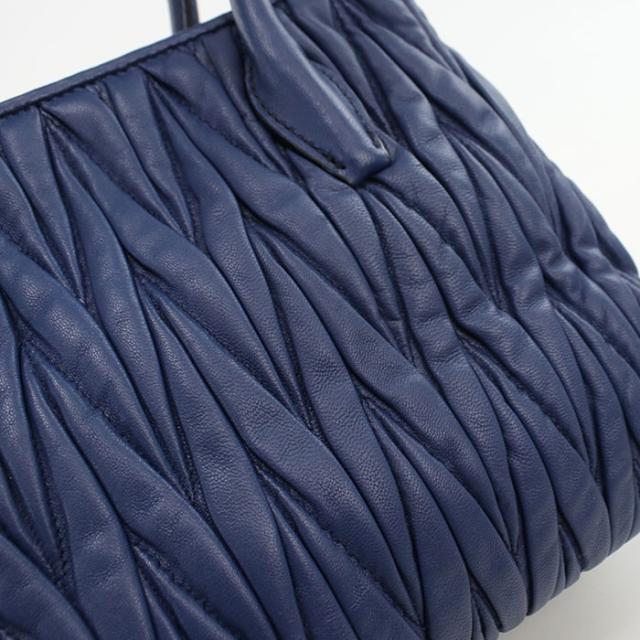 中古良品MIUMIU(OUTLET) ミュウミュウ アウトレット トートバッグ 2WAY マテラッセ レディース ブルー_7