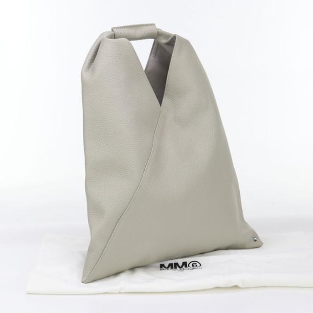 中古良品MM6 エムエムシックス ハンドバッグ S54WD0043 P4344T8018 ジャパニーズ バッグ スモール レディース グレー