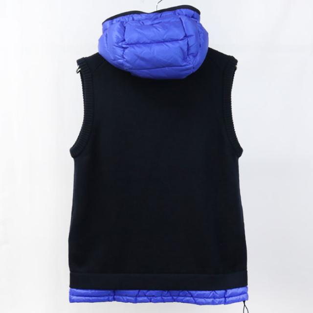 中古良品MONCLER モンクレール ベスト ニット MAGLIA GILET メンズ