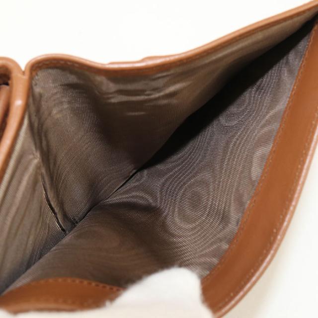 中古良品PRADA プラダ 二つ折り財布 1ML018 2CNP F0046 シティカーフタブ 財布 レディース ブラウン_3