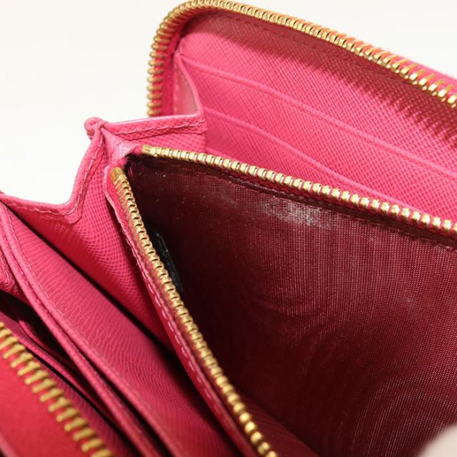 中古良品PRADA プラダ 長財布ラウンドファスナー ジップアラウンド長 