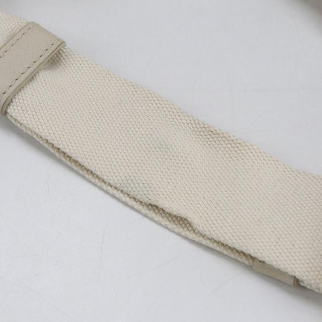 中古良品PRADA プラダ トートバッグ 1BG439 2WAY カナパ レディース ホワイト_9