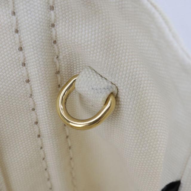 中古良品PRADA プラダ トートバッグ 1BG439 2WAY カナパ レディース ホワイト_5