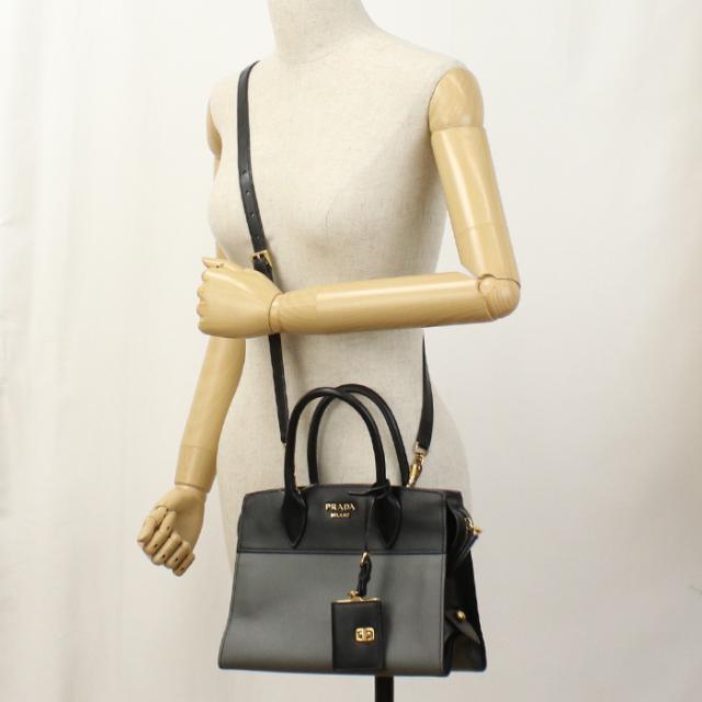 中古良品PRADA プラダ ハンドバッグ 1BA047 2WAY エスプラナード