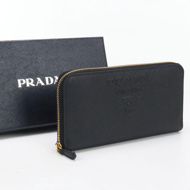 美品 PRADA プラダ 長財布 ラウンドファスナー 233 美品 PRADA プラダ