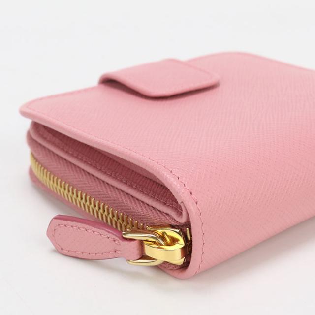 新品・未使用・極美品 プラダ財布　ピンク 中古美品PRADA プラダ 二折財布 レディース ピンクの通販はau
