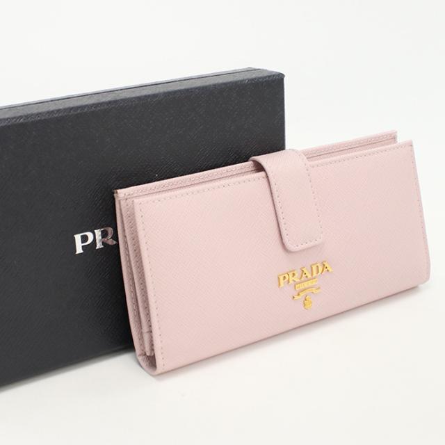 中古美品PRADA プラダ 長財布ニ折小銭入付き 1MV025 ZLP F0VNM