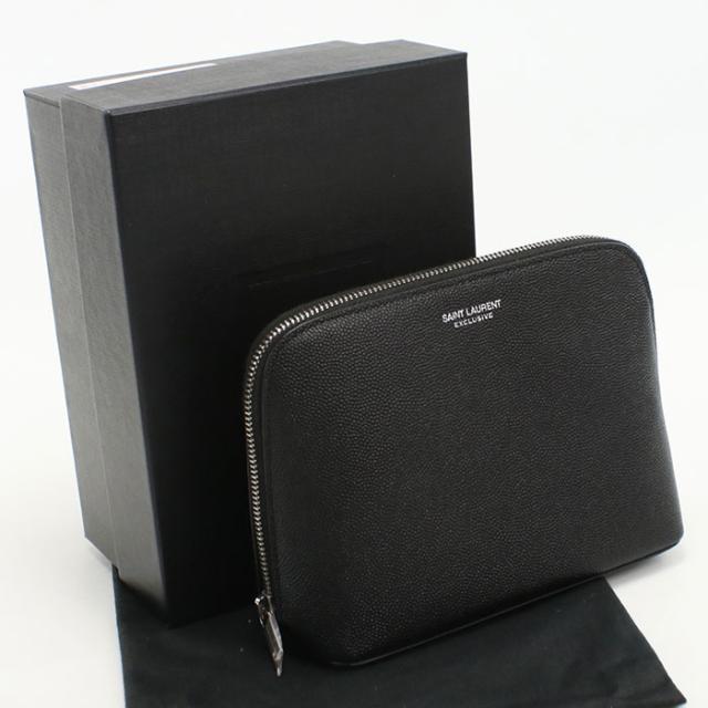 【中古・未使用】SAINT LAURENT サンローラン ポーチ 565962 ユニセックス ブラック