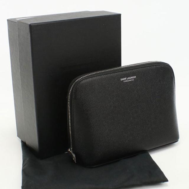 【中古・未使用】SAINT LAURENT サンローラン ポーチ 565962 ユニセックス ブラック