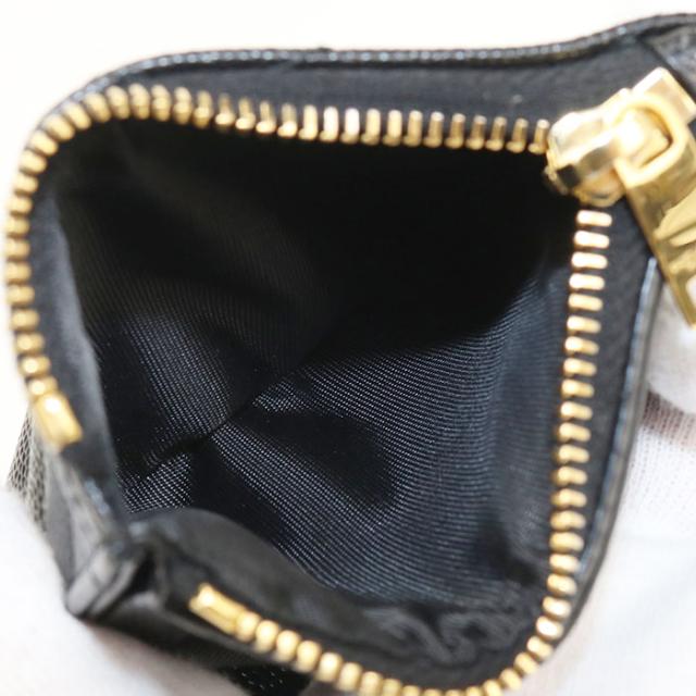 中古美品SAINT LAURENT サンローラン 二つ折り財布 575879 バイフォールドウォレット モノグラム レディース ブラック_4