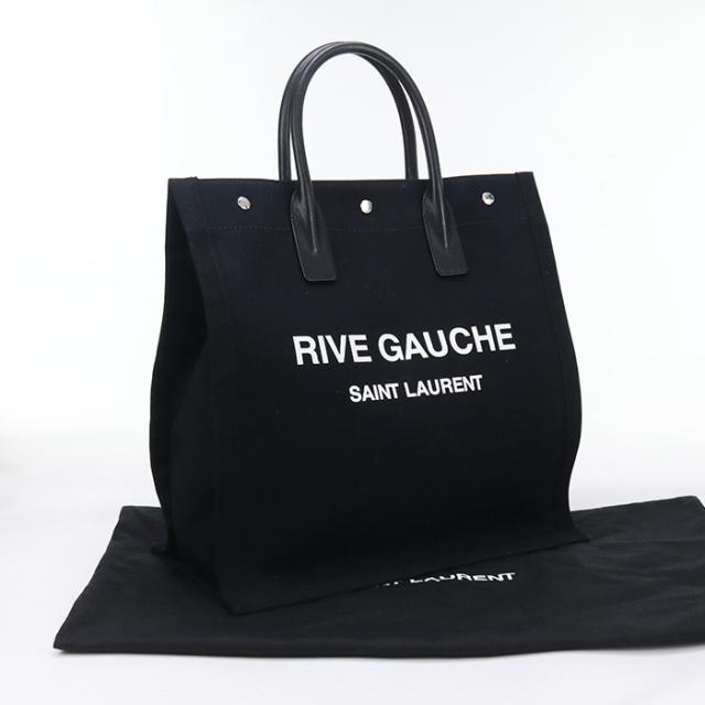 イヴサンローランリヴゴーシュ レザートートバッグ ボストンバッグ