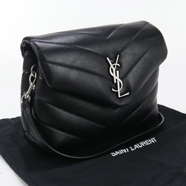 【中古・未使用】SAINT LAURENT サンローラン 斜め掛け ショルダーバッグ 630951 ルル レディース ブラック