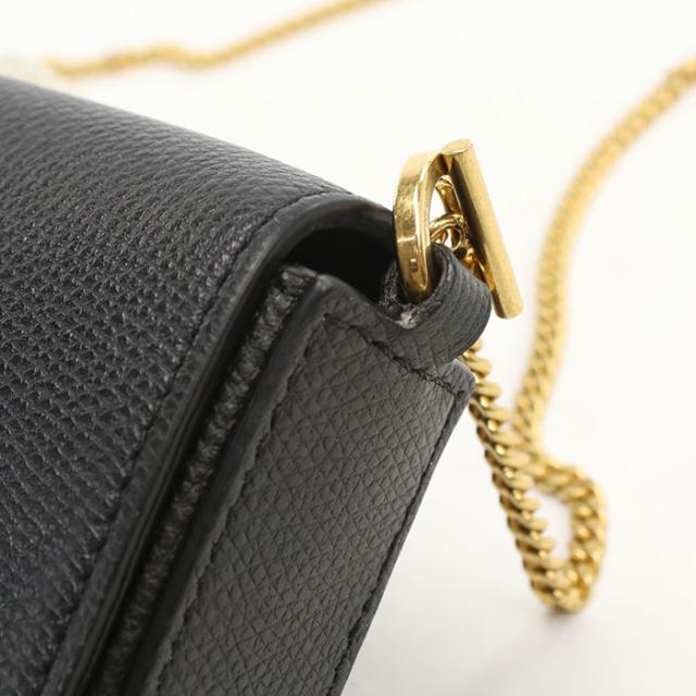 中古良品Valentino ヴァレンチノ 斜め掛け ショルダーバッグ 2W2P0Y63SNP チェーン レディース ブラック