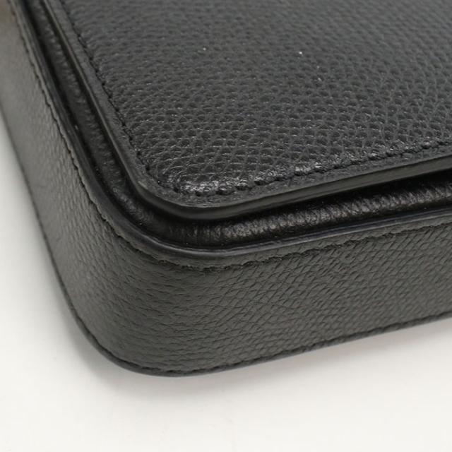 中古良品Valentino ヴァレンチノ 斜め掛け ショルダーバッグ 2W2P0Y63SNP チェーン レディース ブラック