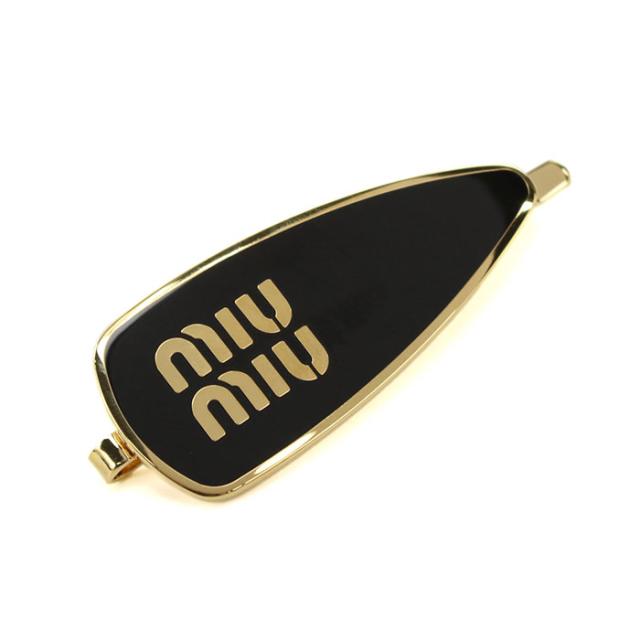 MIUMIU ミュウミュウ ヘアアクセサリー 5IF147 2F6T F0002 レディース ブラックの通販は