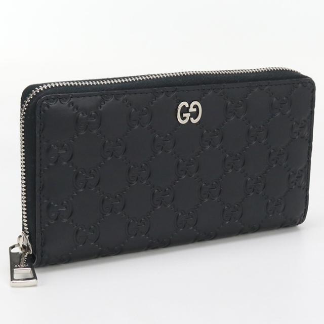 ☆【美品】GUCCI ドリアン ラウンドファスナー 長財布 レザー ブラック☆ GUCCI グッチ 財布 長財布 ラウンドファスナー ドリアン