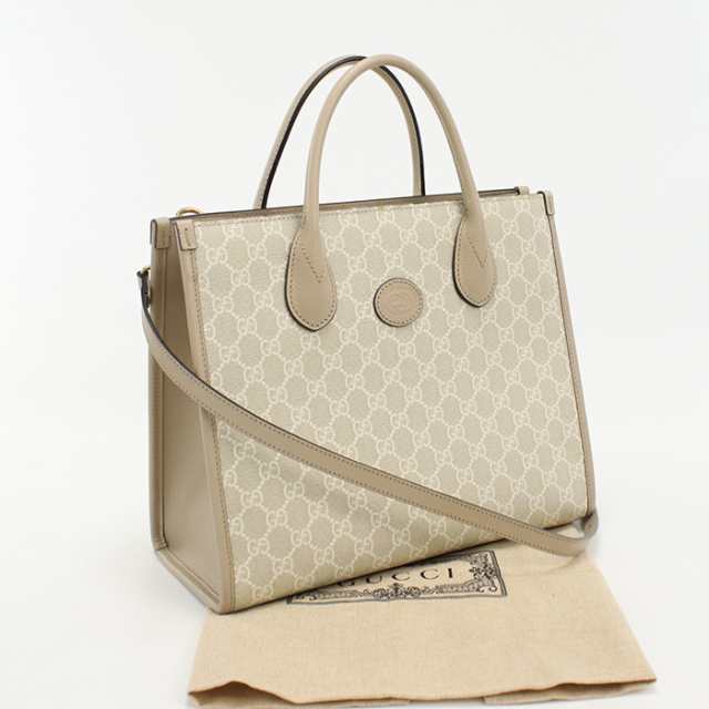 GUCCI ベージュ トートバッグ
