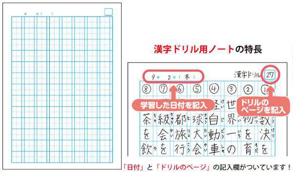 イベント景品にオススメ どうぶつの学習帳 キョクトウ カレッジアニマル漢字ドリル用ノート104字の通販はau Wowma 上野文具