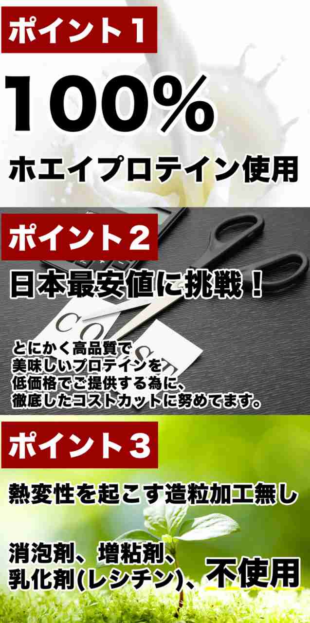 ホエイ1kg 送料無料 コスパ日本一挑戦 プレーン 無添加 国産 ホエイ