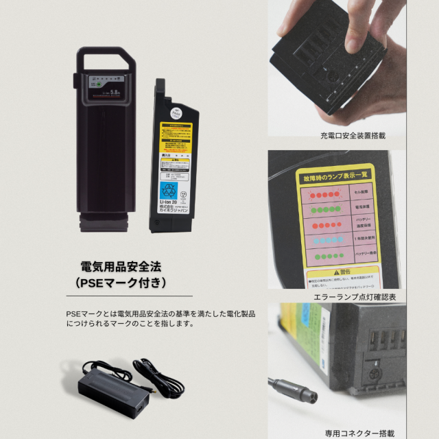 【5年保証モデル】全国7分組立配送　完組配送も可（一部地域）電動アシスト自転車子供乗せ 外装6段 ワンタッチコントローラー 26インチ BM-DAS266　電動自転車　安心保証付き_12