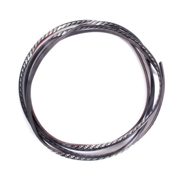 ドアモール 5m カーボン調 黒 傷防止 衝撃 保護 リア サイド エッジ 両面テープ プロテクション スクラッチ トリム 車 汎用 送料無料の通販はau Pay マーケット Ez Mercury