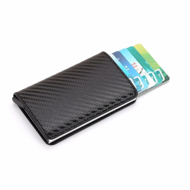 カードケース 002 [カーボン調黒] スキミング防止 RFID マネークリップ メンズ レディース 薄型 スライド式 アルミ製 磁気防止  送料無料の通販はau PAY マーケット - EZ-MERCURY
