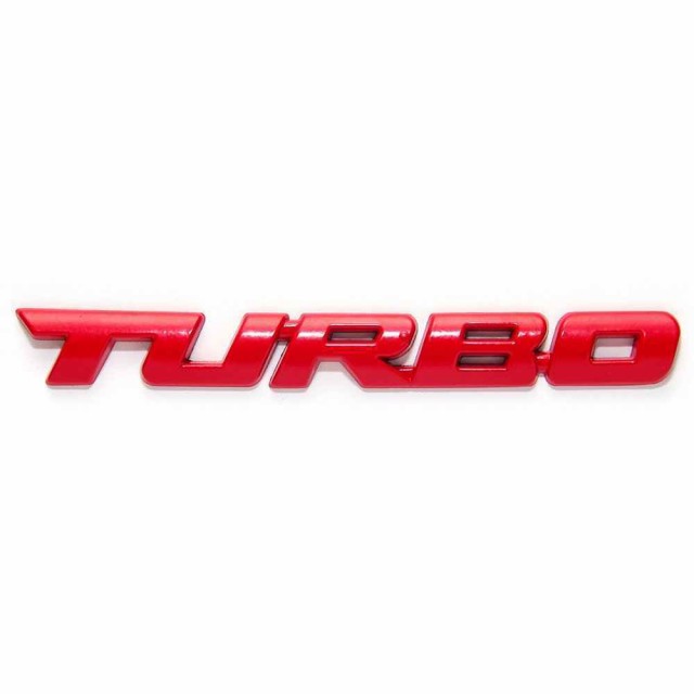 Turbo ロゴ エンブレム メタルステッカー レッド 立体 両面テープで簡単取り付け 外装 内装 カスタム ターボ 車 汎用 送料無料の通販はau Pay マーケット Ez Mercury