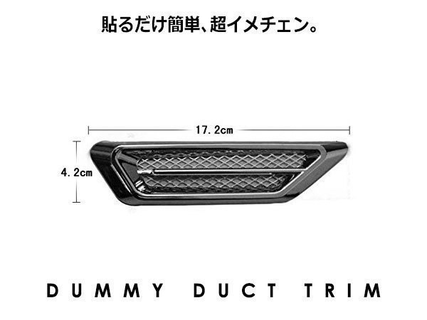 ダミーダクト メッキシルバー 左右セット 貼るだけ イメチェン 簡単 車 汎用 外装 流用 加工 ドレスアップ お手軽 メッシュ 送料無料の通販はau  PAY マーケット - EZ-MERCURY | au PAY マーケット－通販サイト