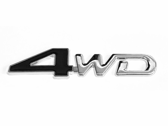 4wd ロゴ エンブレム メタルステッカー ブラック 立体 両面テープで簡単取り付け 金属製 車 汎用 送料無料の通販はau Pay マーケット Ez Mercury