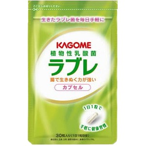 ラブレ菌 サプリ カゴメ 植物性乳酸菌ラブレ カプセル 30粒 3袋セットの通販は