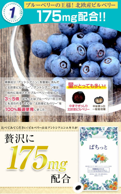 ぱちっと 62粒 ５袋セット_1
