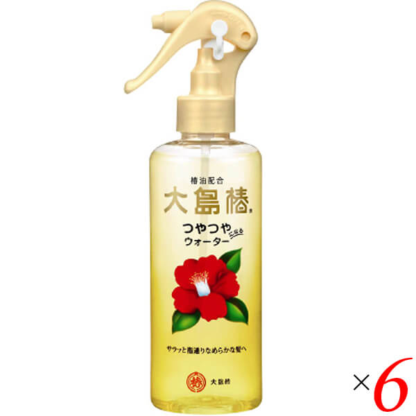 大島椿 ヘアスプレー ヘアミスト 大島椿 ヘアウォーター つやつやウォーター 180ml 6本セット 送料無料の通販は 6,180円