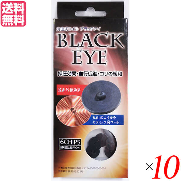 丸山式コイル ブラックアイ 6個入り 10個セット 一般医療機器 アンペールの法則 磁気 電流 送料無料 28,600円