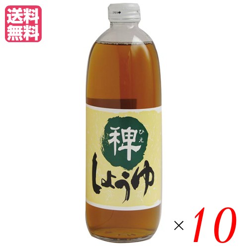 【400円OFFクーポン配布中！】小麦アレルギー 大豆 醤油 大高醤油 稗しょうゆ 500ml 10本セットの通販は