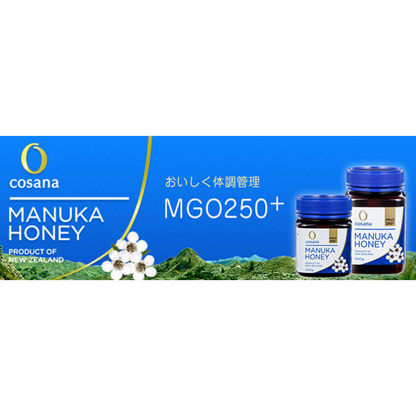 コサナ マヌカハニー MGO250＋ 500g×4個セット セール