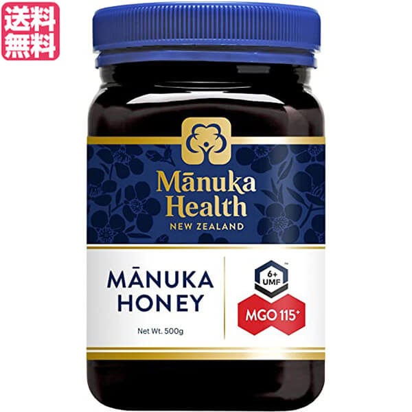 マヌカハニー UMF MGO マヌカヘルス マニカハニー MGO115+/UMF6+500g 送料無料の通販は