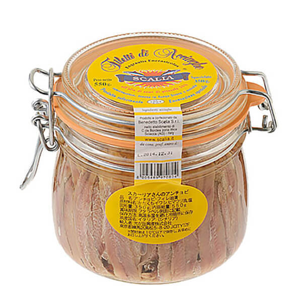 アンチョビ フィレ 缶詰 スカーリアさんのアンチョビ 550g（固形量 350g）