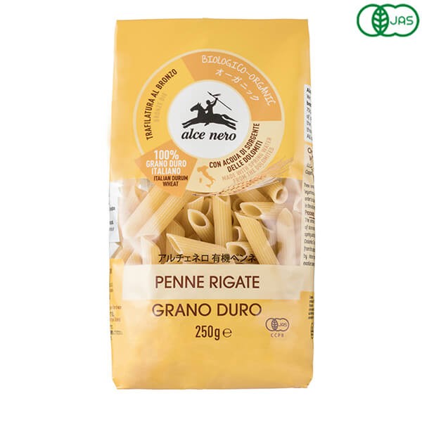 57%OFF!】 パスタ オーガニック ビオカ 有機 ペンネ ２５０g イタリア産