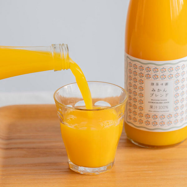 無茶々園 みかんジュース (ブレンド) 720ml 12本(1ケース) 愛媛産 柑橘ジュース ストレート_1