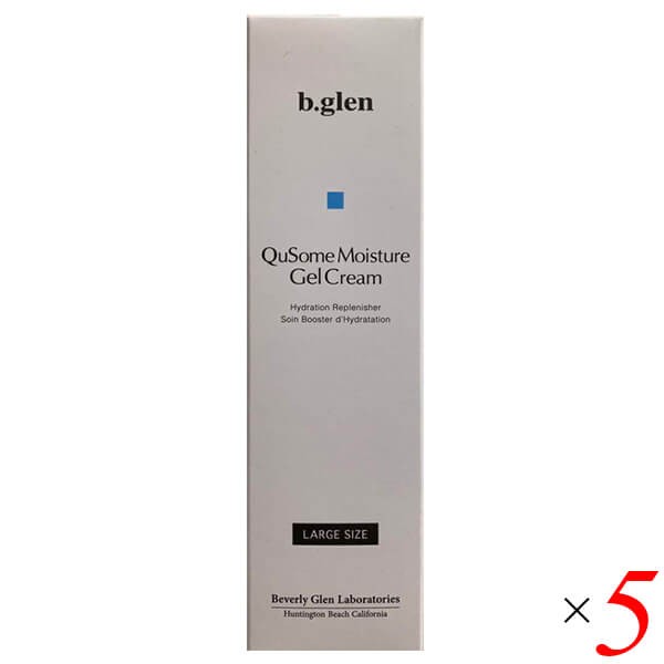 ビーグレン QuSomeモイスチャーゲルクリーム(Lサイズ) 44g 5個セット フェイスクリーム 保湿 肌荒れ 送料無料