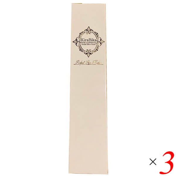 KiraBika きらびか リンクルケア&ホワイトニングダブルエフェクトクリーム 22g 3個セット 医薬部外品 送料無料の通販は 5,724円