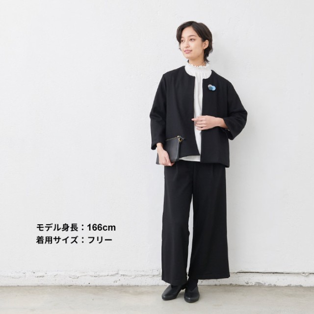 コットン100％ ダブルガーゼ シャーリングブラウス 日本製