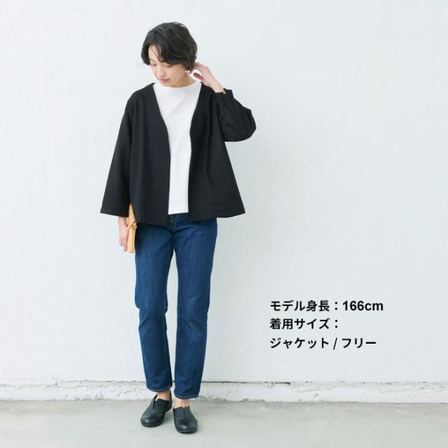 圧縮ウール100％ こなれ Vネック ジャケット ＋ アンクル パンツ 2点