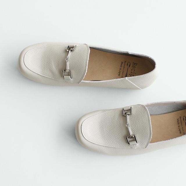 柔らかな 本革 ゆったり ビット ローファー Recipe RP-530 日本製