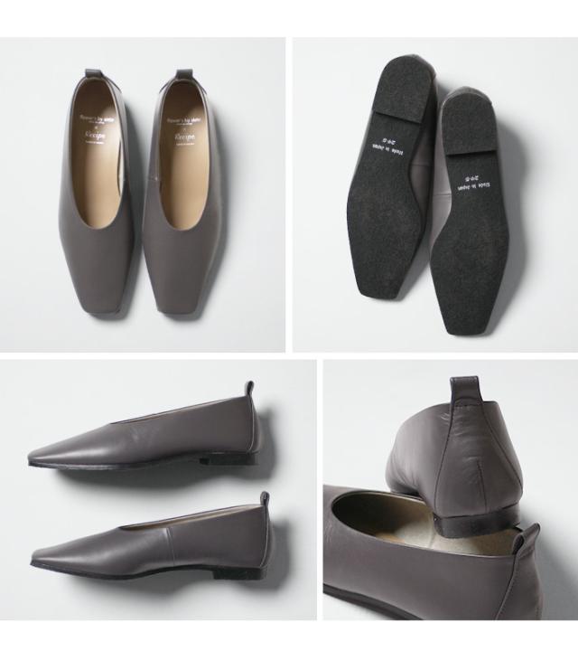 プレーンパンプス Flowers by siete × Recipe FR-100 日本製