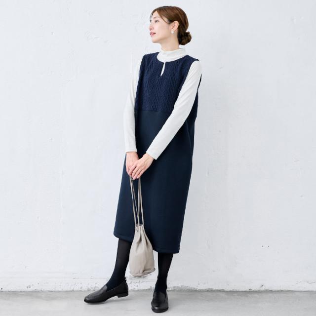 柔らかな 本革 2cmヒール ステッチモカ Recipe RP-549 日本製 / オペラ