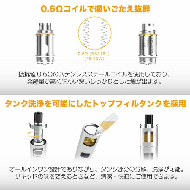 電子タバコキット ベイプ VAPE ステンレス② - その他