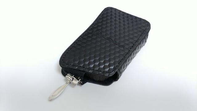 レクサス　純正キーケース　ヘキサゴン　本革製　ＬＳ/ＬＣ/ＥＳ/ＵＸ レクサス純正】 スマートキーケース (ヘキサゴン) ☆LS/LC