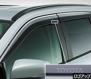 RAV4 純正サイドバイザー　1台分　新品 50系 RAV4 ドアバイザー サイドバイザー 純正風 メッキ モール